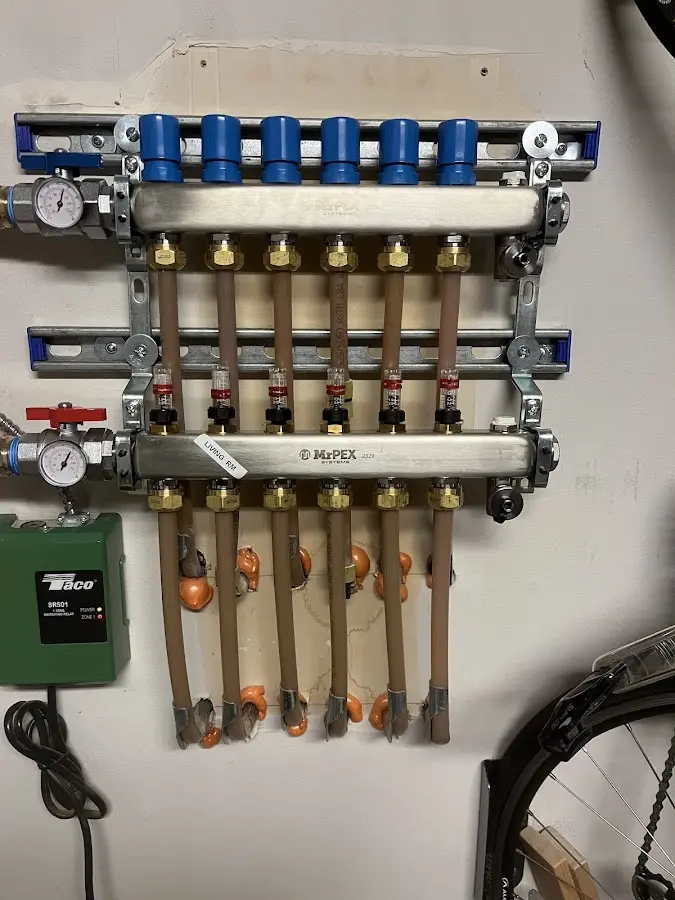 Plumber performing Leak Detection at a residential property in Biloxi